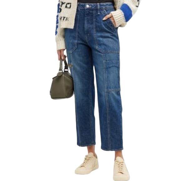 Mother Superior The Private Zip Pocket Ankle Jeans In Mile High Size 28 - Picture 1 of 15